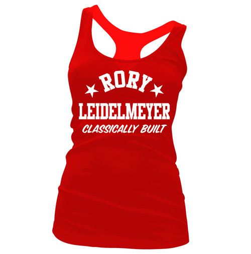 Rory Leidelmeyer Classically Built Womens Racerback Tank Top